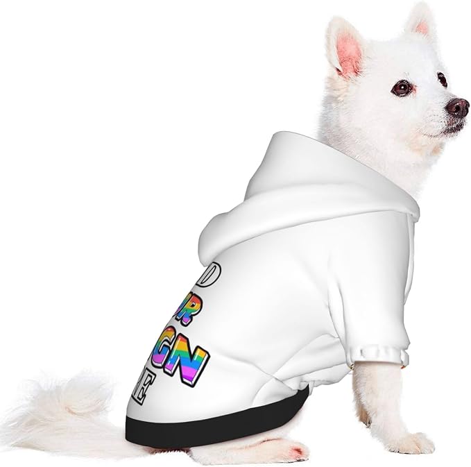 Personalized Dog Hooded Sweatshirt, Custom Pet Pullover Hoodie Design Your Own - Image 2