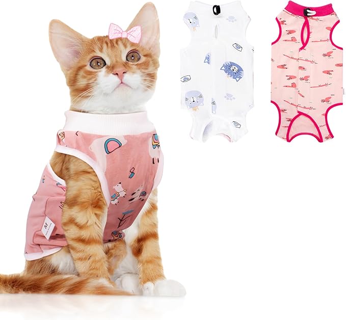 Coppthinktu 2 PCS Cat Recovery Suit by Coppthinktu