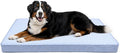 Cooling Dog Bed for Large Dogs, Orthopedic Memory Foam Pet Bed for Crate by ABETTERLIFEWITHPET