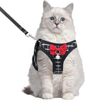Cat Leash and Harness Set, Breathable Dog Harness, Pet Harness, Adjustable Mesh by WONNABUY
