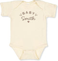 COUPLEHOODIES Personalized Baby Onesie Bodysuit – Custom Embroidery Gift by COUPLEHOODIES