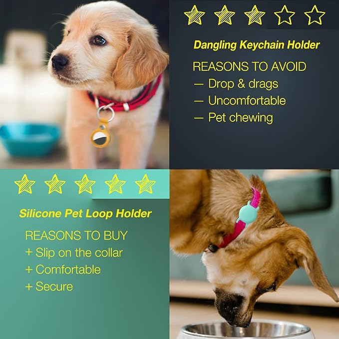 Airtag Holder for Cat, Air Tag Case for Cat Collar and Small Dog Collar - Image 6