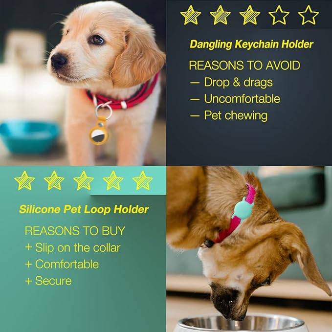 Cat Collar Holder for Airtag, Cat & Small Dog Harness Case for Air Tag - Image 6