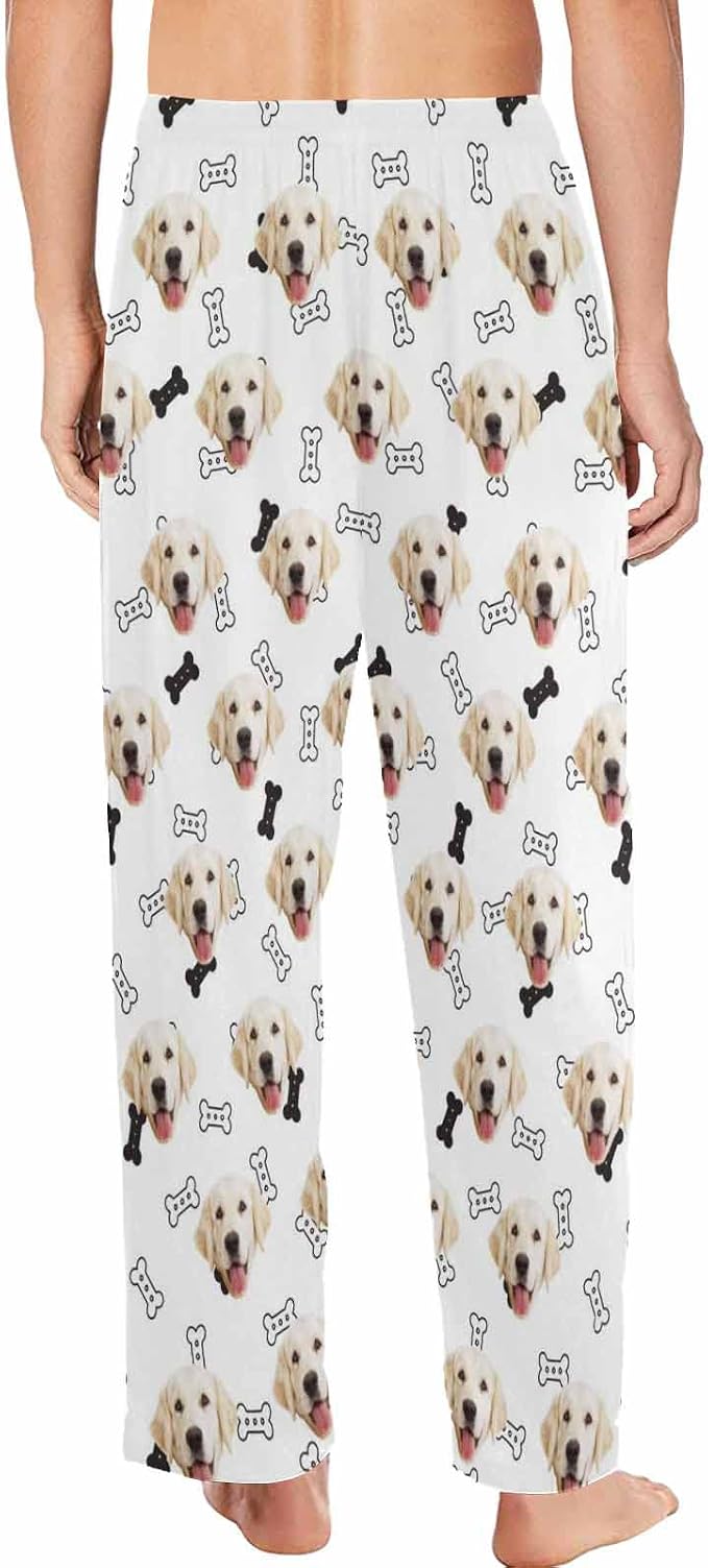 MyPupSocks Customized Face Pajamas Pants Photo Pajama Bottoms - Image 2