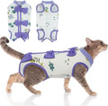 DENTRUN Cat Surgery Recovery Suit Anti Licking Spay Snuggly Vest, Pet Surgical by DENTRUN