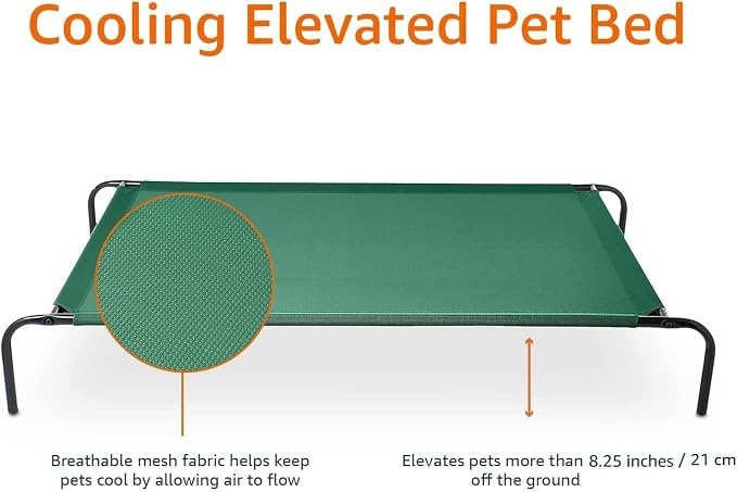 Amazon Basics Cooling Breathable Elevated Dog Bed - Image 4