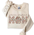 CHILLEVER Personalized Embroidered Dog Mom Sweatshirt, Dog Mama Crewneck by Unknown