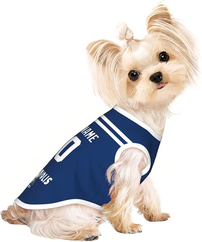 Indianapolis Dog Clothes Jersey Pet Jersey Customized Any Name & Number S-5XL - Image 3