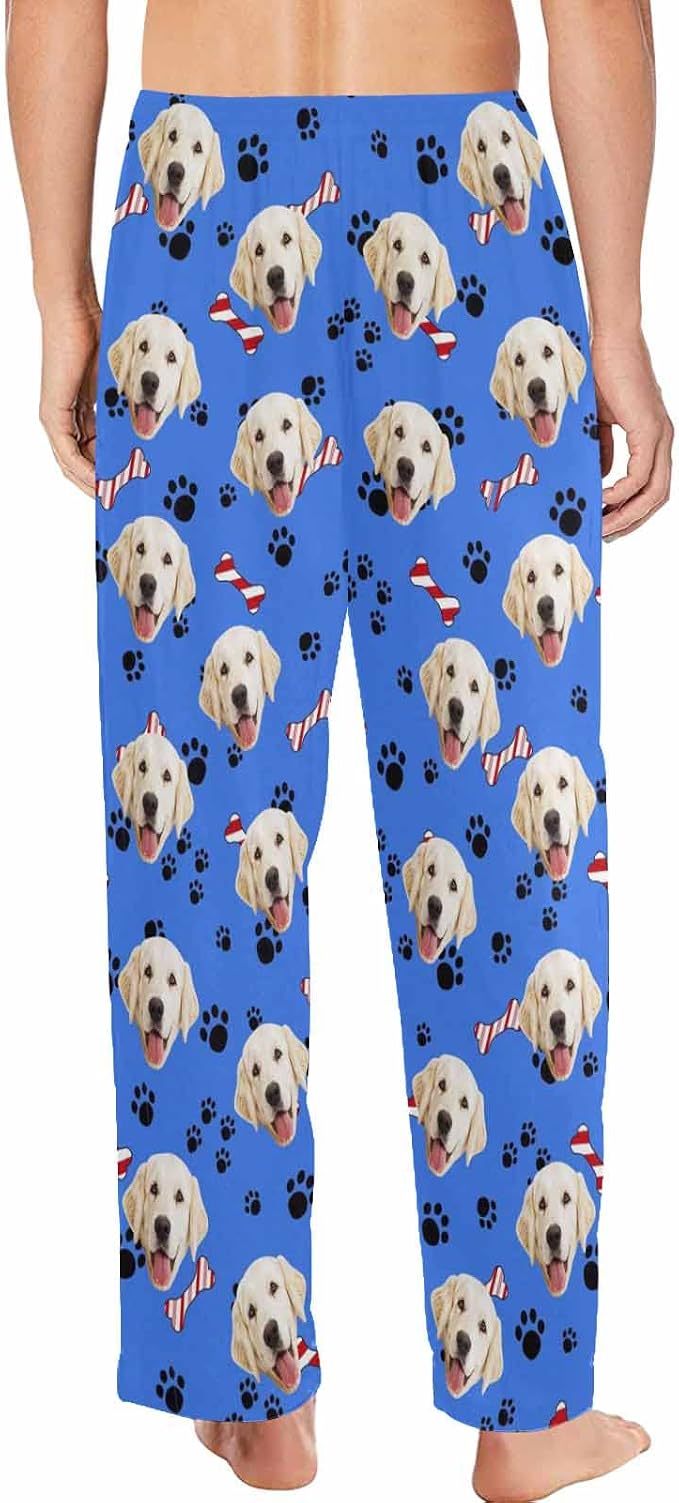 MyPupSocks Custom Pet Face Pajamas Pants Photo Pajama Bottoms - Image 2