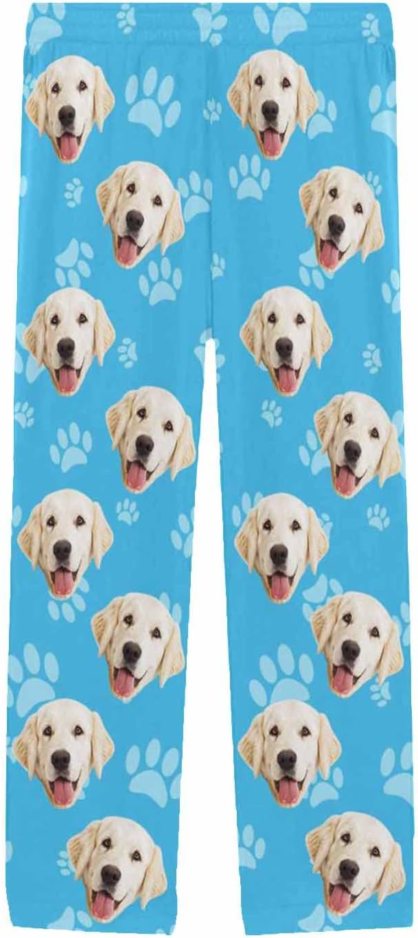 MyPupSocks Customized Face Pajamas Pants Photo Pajama Bottoms - Image 3