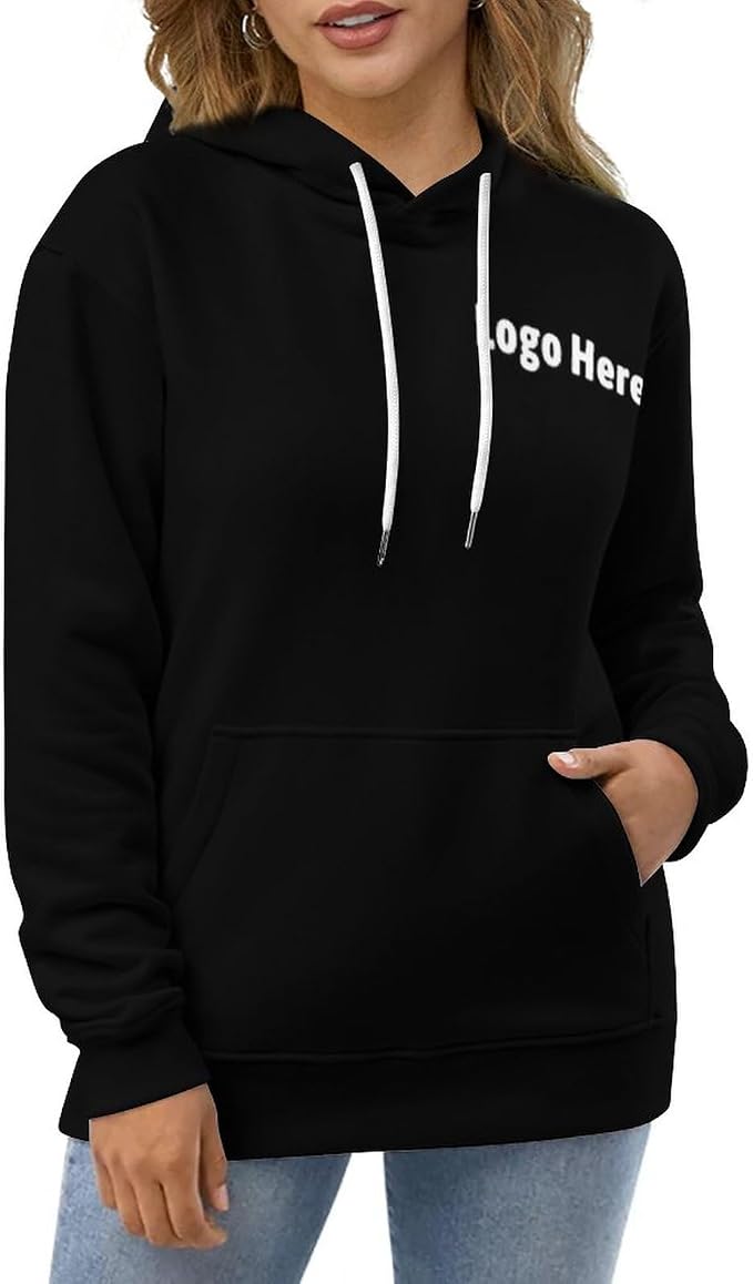Artsadd Custom Face Unisex athletic Pockets Sweatshirt Loose Hoodie Custom - Image 5