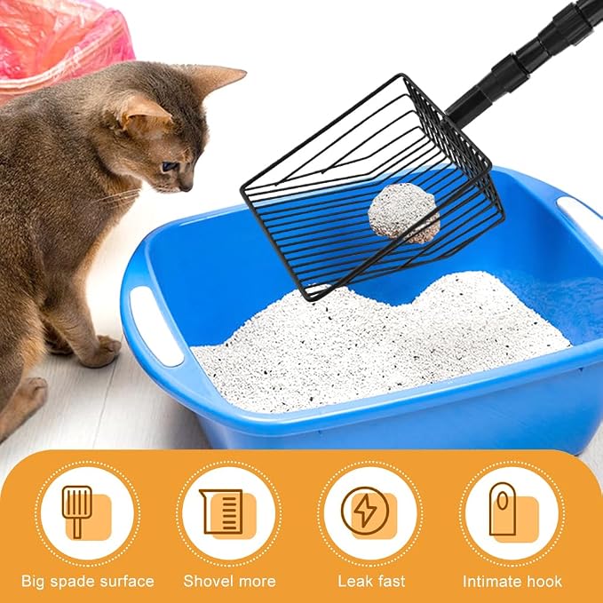 Chicken Poop Scooper, Heavy Duty Sifting Litter Scoopers, Chicken Coop Must - Image 5