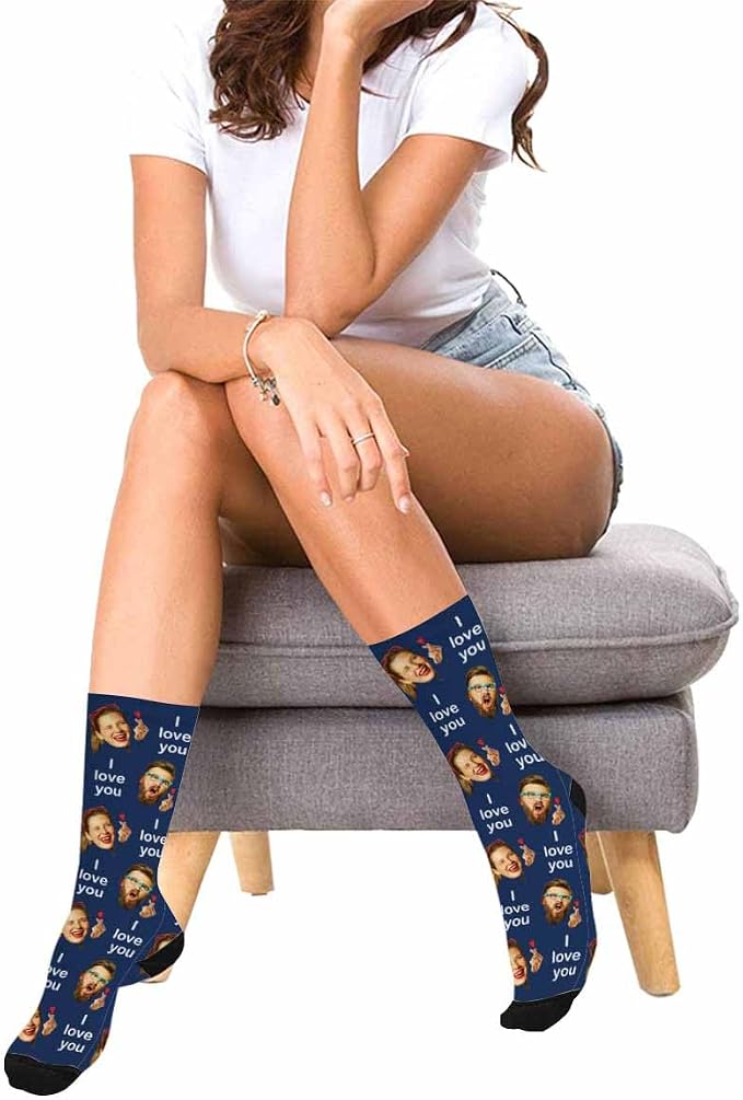 Artsadd Personalized Christmas Pajama Pants Socks - Image 6