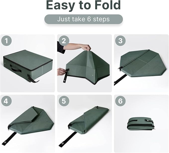 Portable Litter Box for Cats Kitten Foldable Travel Litter Box - Image 4