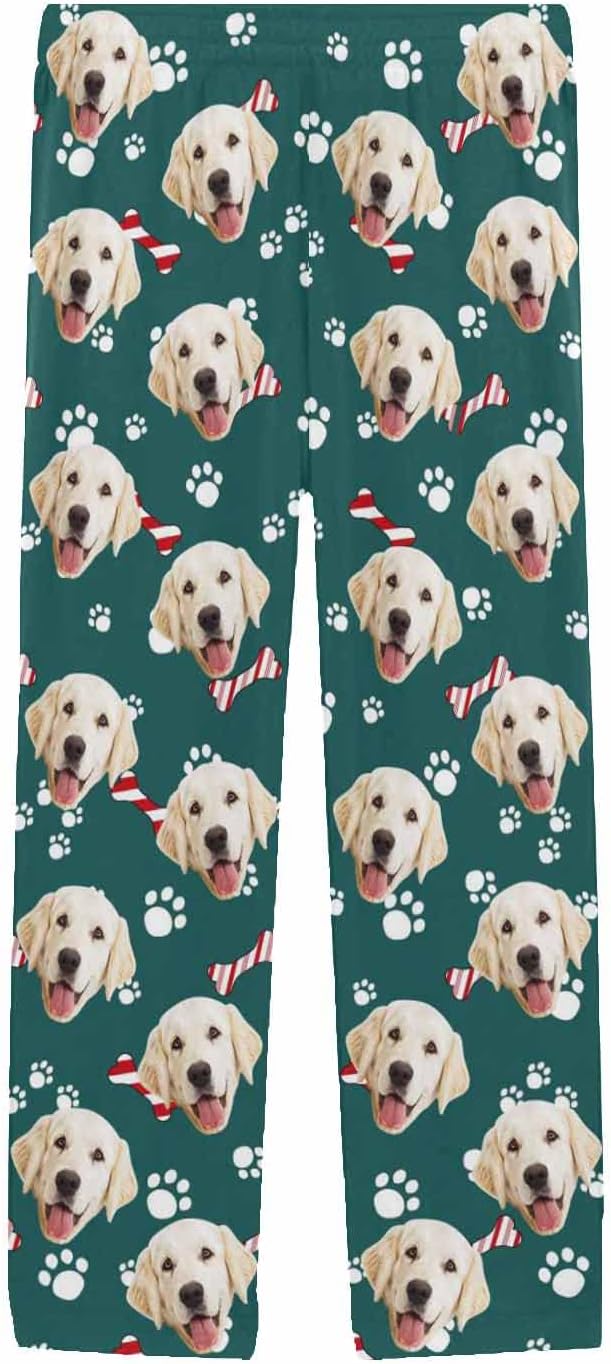 MyPupSocks Custom Pet Face Pajamas Pants Photo Pajama Bottoms - Image 3