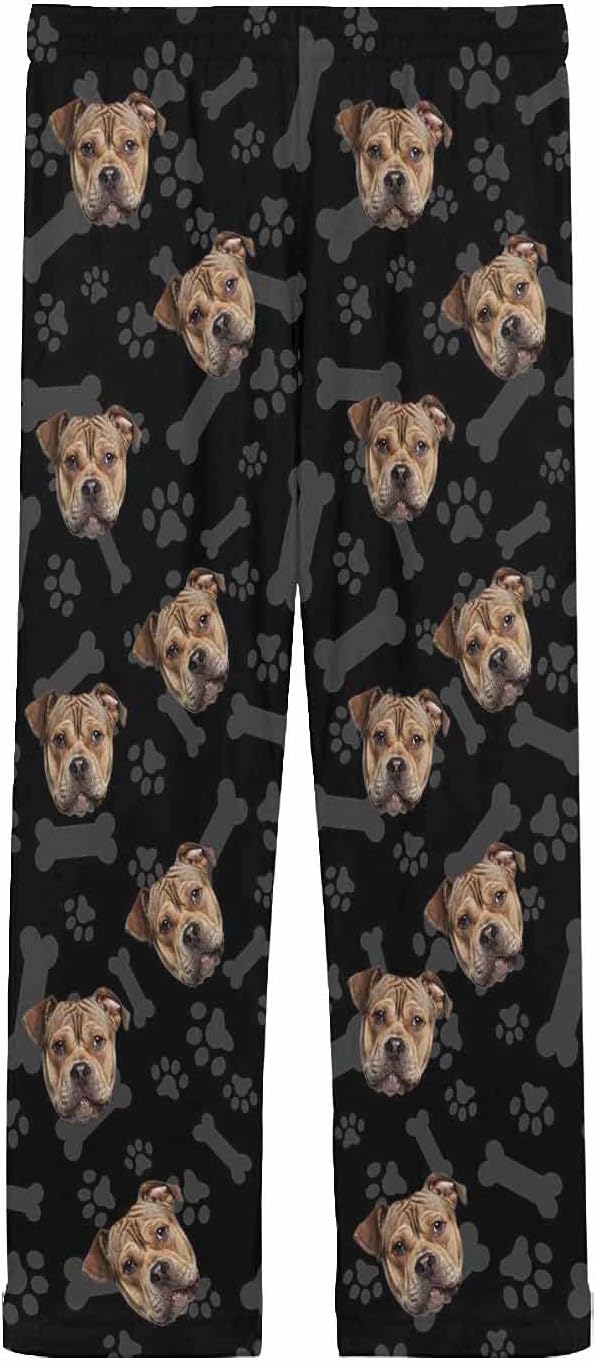 MyPupSocks Custom Pet Face Pajamas Pants Photo Pajama Bottoms - Image 4