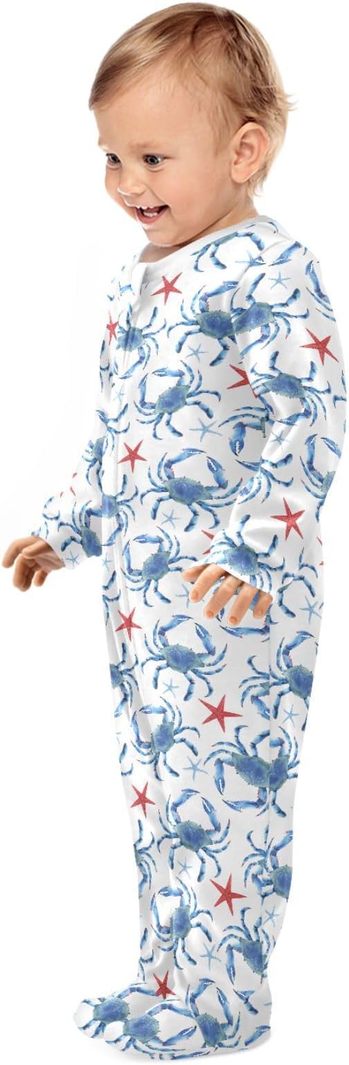 Baby Sleepers For Girl Boys Newborn Baby Play One-Piece Footies For 0-24 Months - Image 3