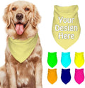 Custom Pet Bandana Add Your Own Picture Image Text Logo Personalized Name Dog by VYXONIA