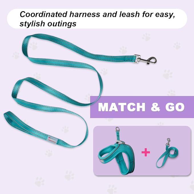 Cat Harness and Leash Set, Escape Proof Kitten Harness, Step in Adjustable Soft - Image 8