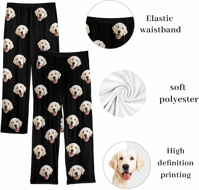 Custom Couple Pajama Pants Sock - Image 5