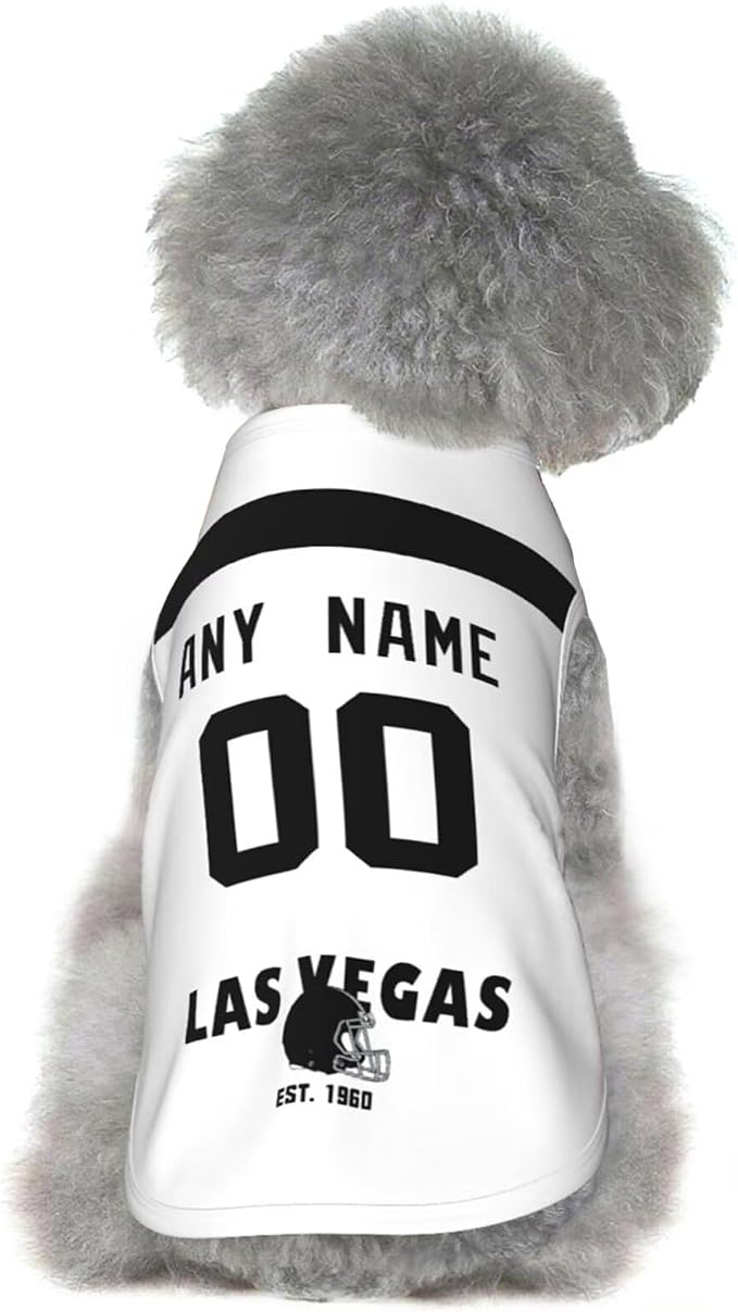 Las Vegas Dog Clothes Jersey Pet Jersey Customized Any Name & Number S-5XL - Image 7