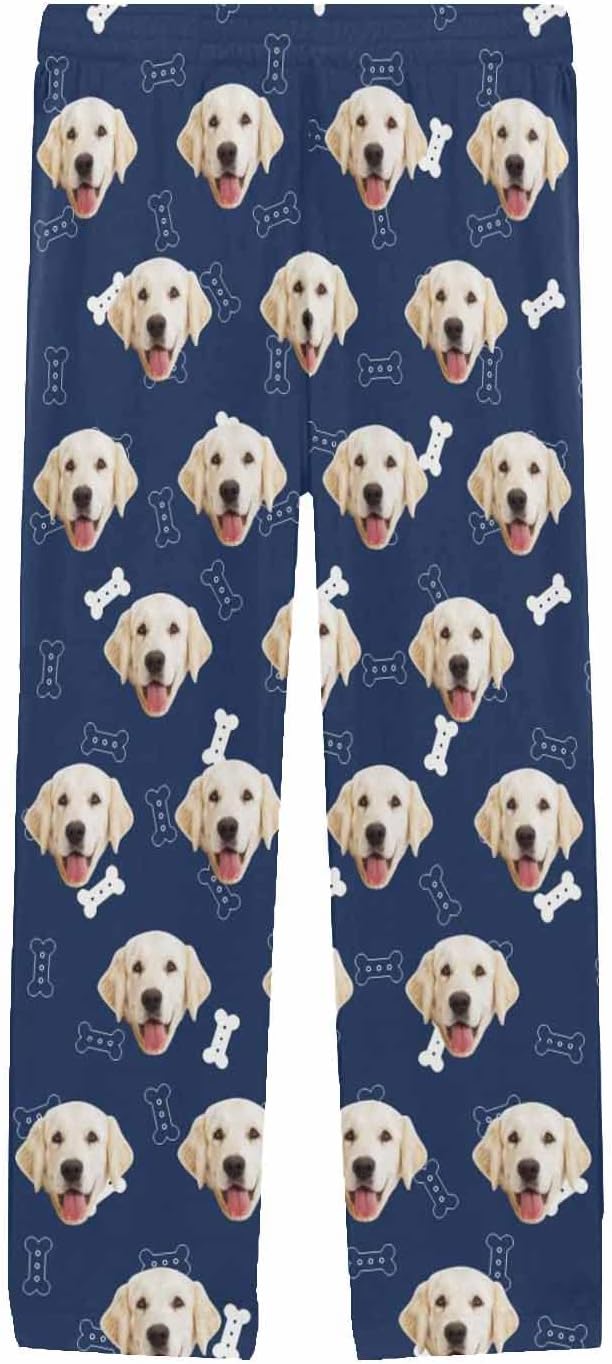 MyPupSocks Customized Face Pajamas Pants Photo Pajama Bottoms - Image 3