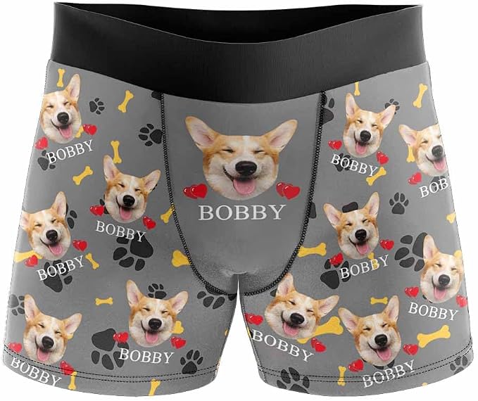 M YESCUSTOM Custom Faces Funny Short Briefs Gift by MYESCUSTOM