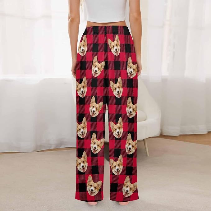 Artsadd Personalized Christmas Pajama Pants Socks - Image 5
