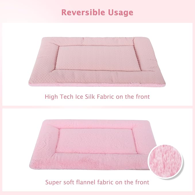 Dog Bed Mat, Crate Pad Reversible, Soft Kennel Pad, Washable Crate Mat - Image 5