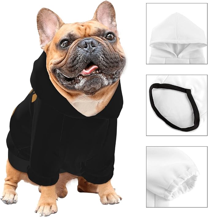 Custom Sweatshirt for Small Pet Cat Puppy Dogs Cold Weather Clothes Sweatshirt - Image 4