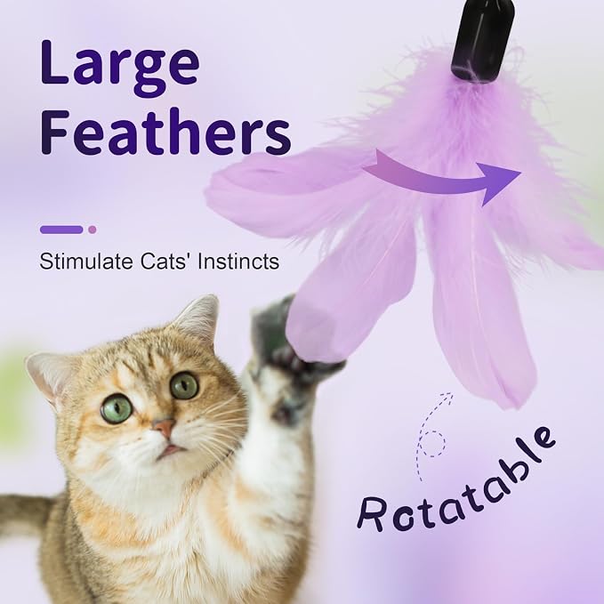 SONGWAY Cat Wand Toys for Indoor Cats - Image 2