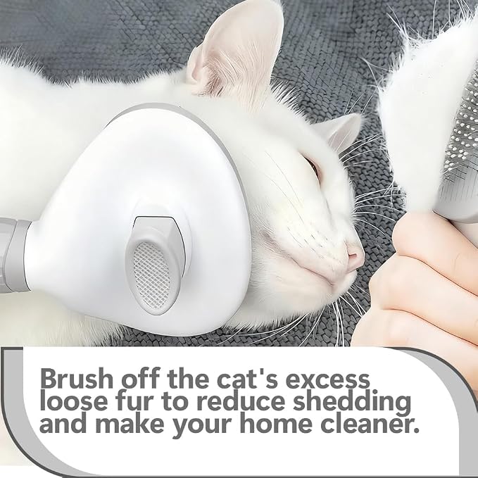 Cat Brush for Shedding & Grooming, Self-Cleaning Cat Slicker Brush - Image 7