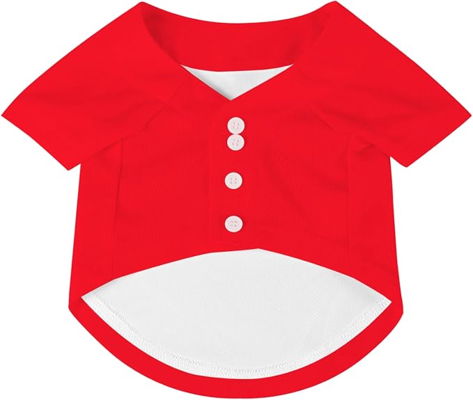 Custom Pet Dog Baseball Jersey Personalized Dog&Cat Jersey Printed Text Logo - Image 3