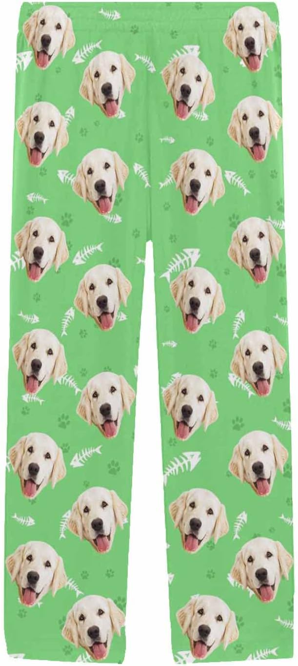 MyPupSocks Custom Pet Face Pajamas Pants Photo Pajama Bottoms - Image 3