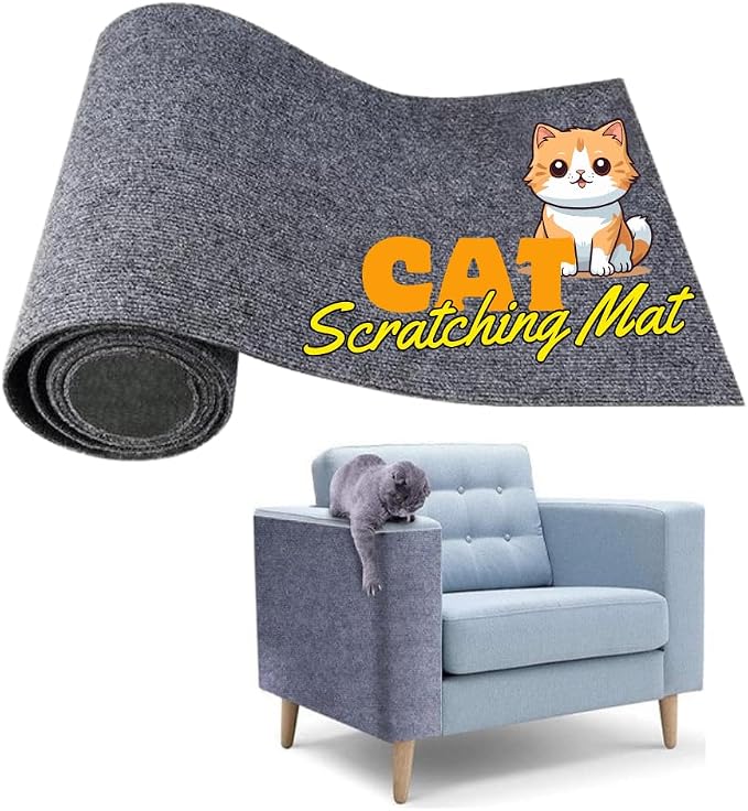 SAVUK Cat Scratching Mat for Couch Furniture Protective Cover Anti-Fall by SAVUK