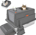 XXXL Stainless Steel Litter Box by GOYJOY
