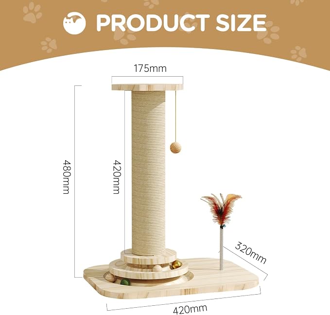 Cat Scratching Post, Small Scratching Post - Image 3