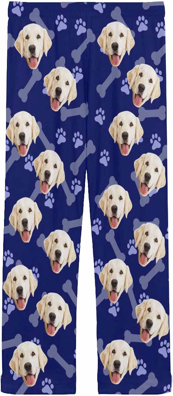 MyPupSocks Customized Face Pajamas Pants Photo Pajama Bottoms - Image 4