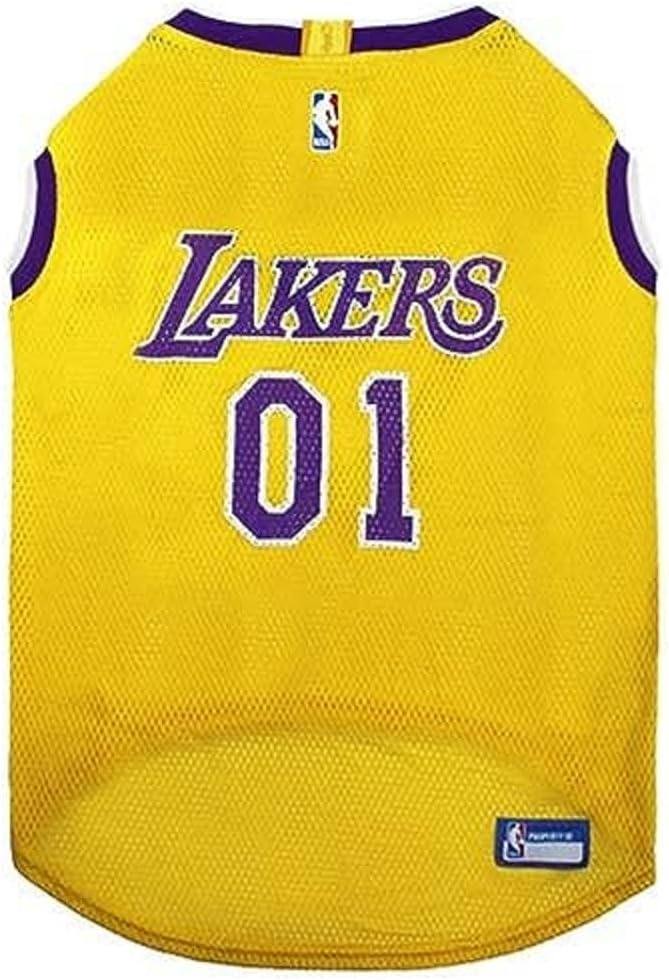 Pets First NBA LOS ANGELES LAKERS DOG Jersey, X-Large by PETSFIRST