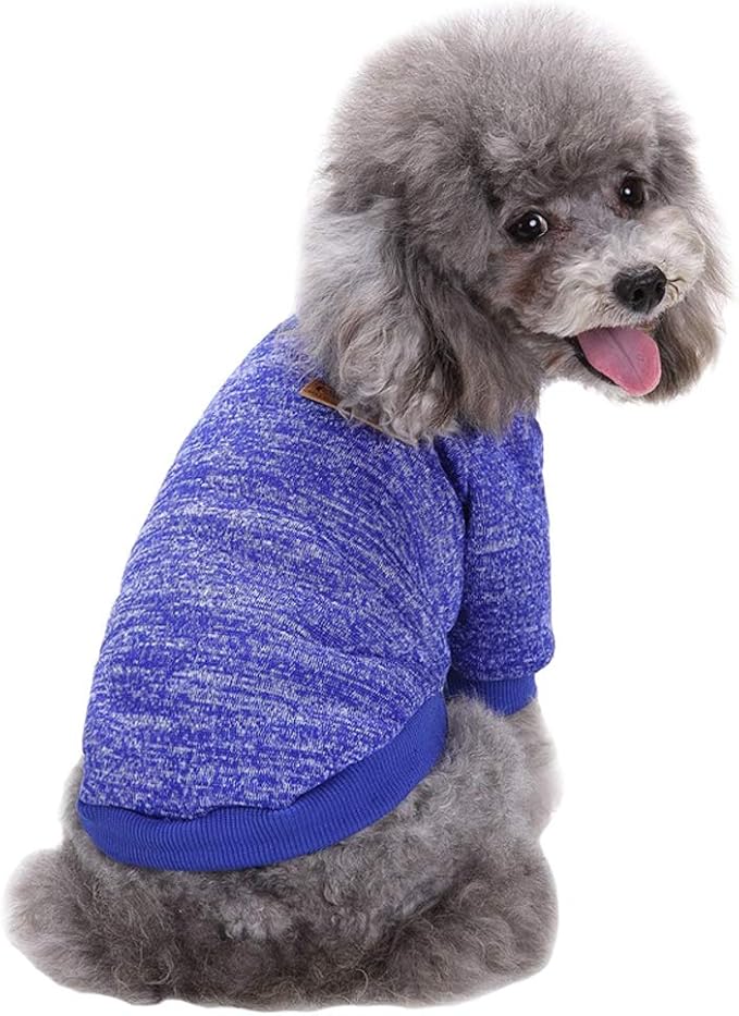 Jecikelon Dog Clothes Dogs Sweater Soft Puppies Clothing Winter Puppy Sweaters by Jecikelon