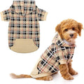 EXPAWLORER Plaid Dog Hoodie by EXPAWLORER