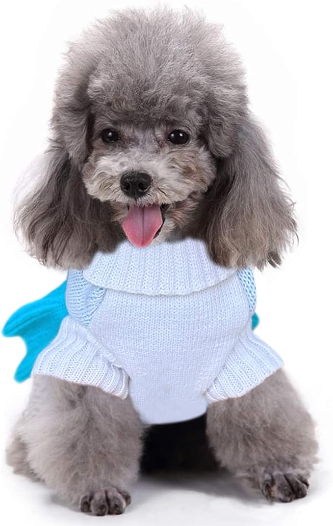 CHBORCHICEN Pet Dog Sweaters Classic Knitwear Turtleneck Winter Warm Puppy - Image 3