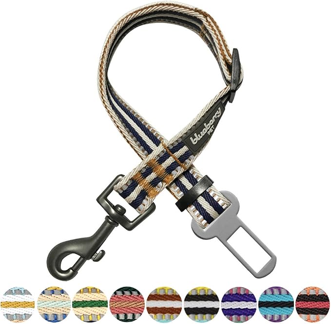 Blueberry Pet Dog Leash Puppy Essentials - 3M Reflective Dog Seat Belt - Image 6