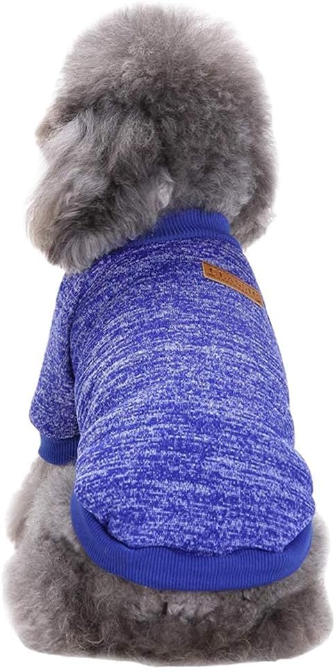 Jecikelon Dog Clothes Dogs Sweater Soft Puppies Clothing Winter Puppy Sweaters - Image 3