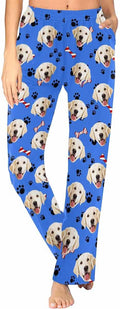 Custom Face Pajamas Pants Personalized Nightwear Bottoms by MyPupSocks