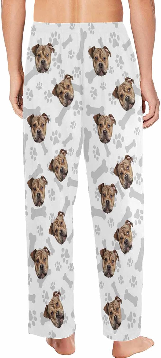 MyPupSocks Custom Pet Face Pajamas Pants Photo Pajama Bottoms - Image 2