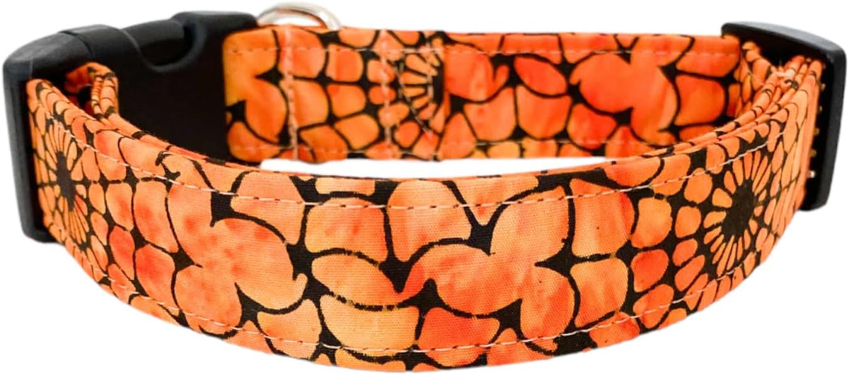 Orange Web Halloween Dog Collar - Image 2