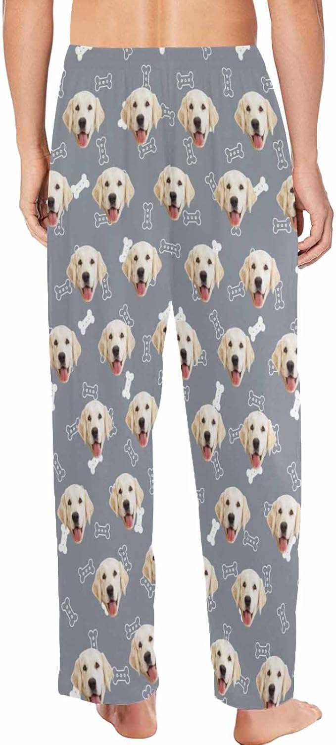 MyPupSocks Customized Face Pajamas Pants Photo Pajama Bottoms - Image 2