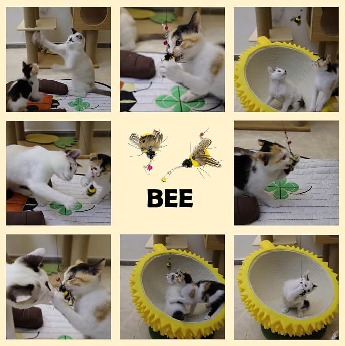 Cat Insect Feather Toys Replacement - Image 8