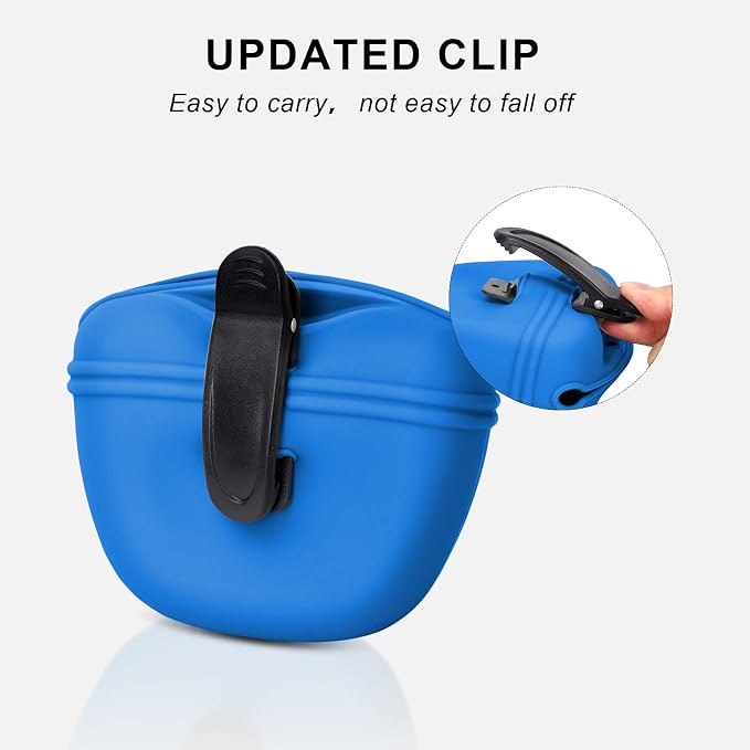 Left&Right Dog Clicker Training Kit, Silicone Dog Training Treat Pouch and Dog - Image 5